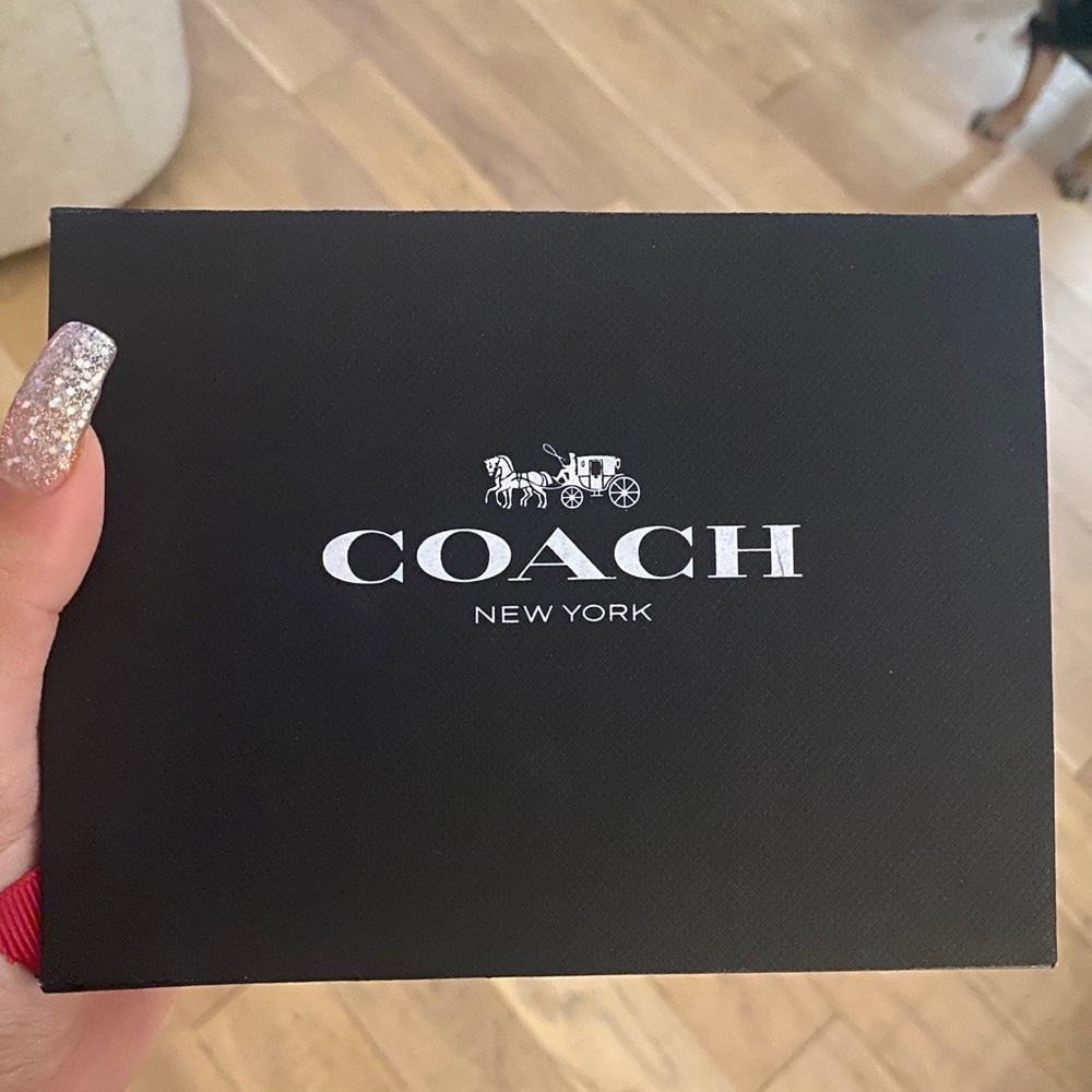 Coach original gift box for wallet.